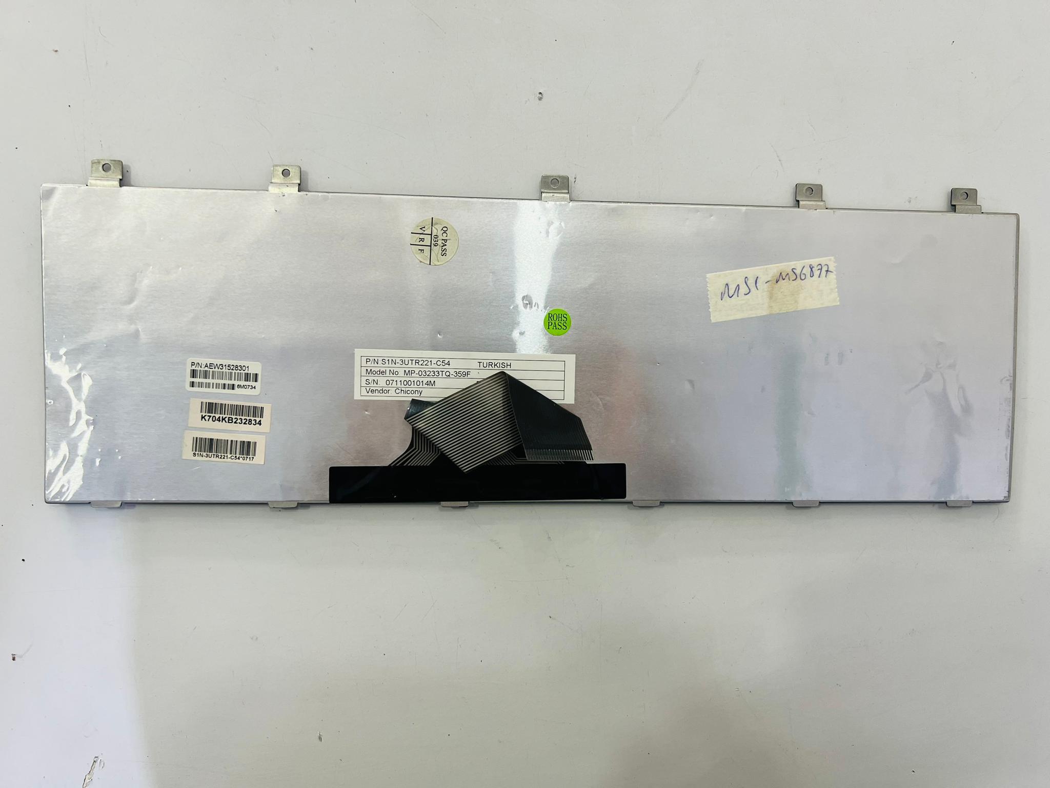 Klavye - Tuş TakımıMSI MS-6877 ORİJİNAL KLAVYE TUŞ TAKIMI Stok: Z102