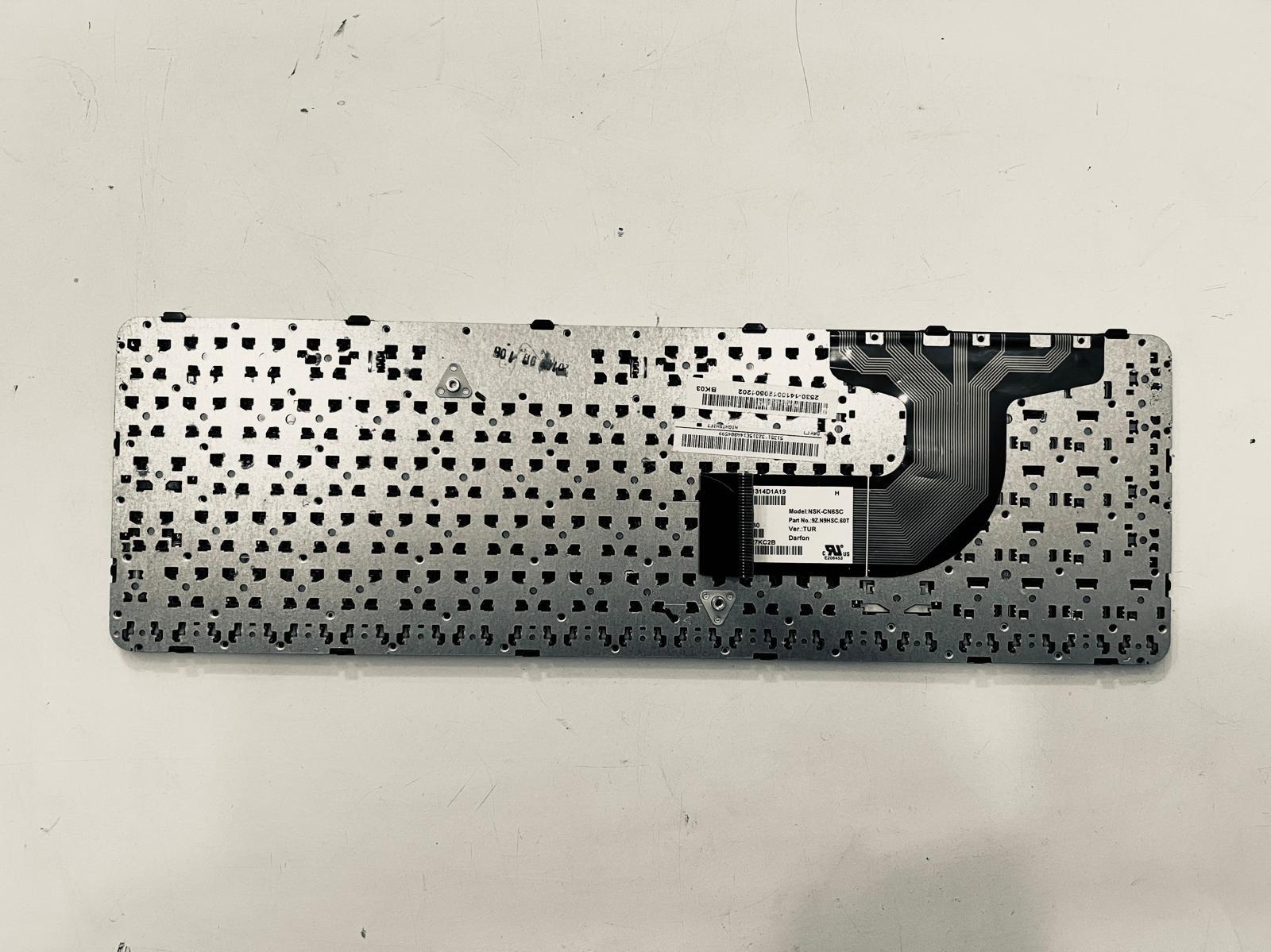 Klavye - Tuş TakımıHP ORİJİNAL SORUNSUZ ÇIKMA ÜRÜN TPN-C117 KLAVYE 15-R113NT MODEL: NSK-CN6SC STOK:Z95