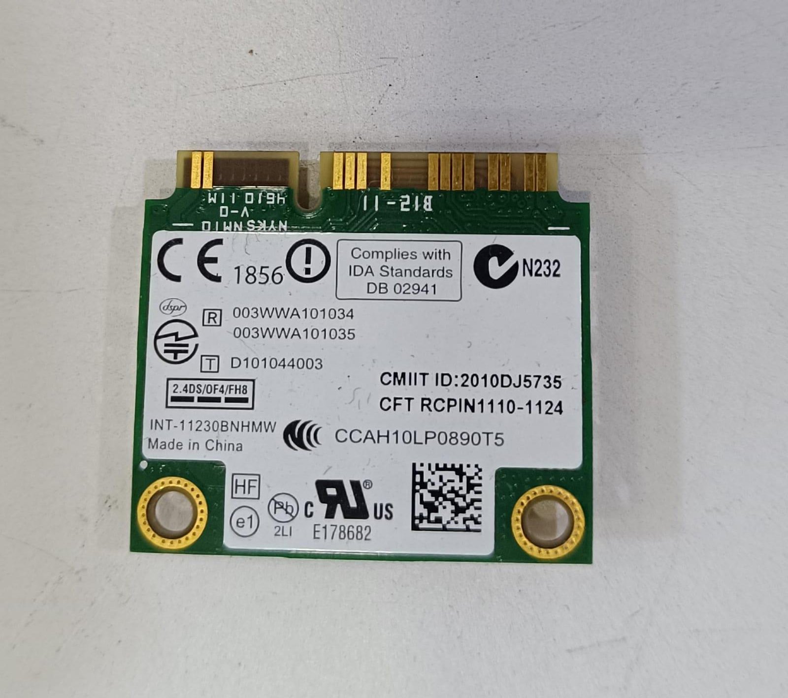 WIFI Kart - BluetoothIntel Centrino 11230BNHMW N 1030  Notebook Wifi Kart Stok:Z104
