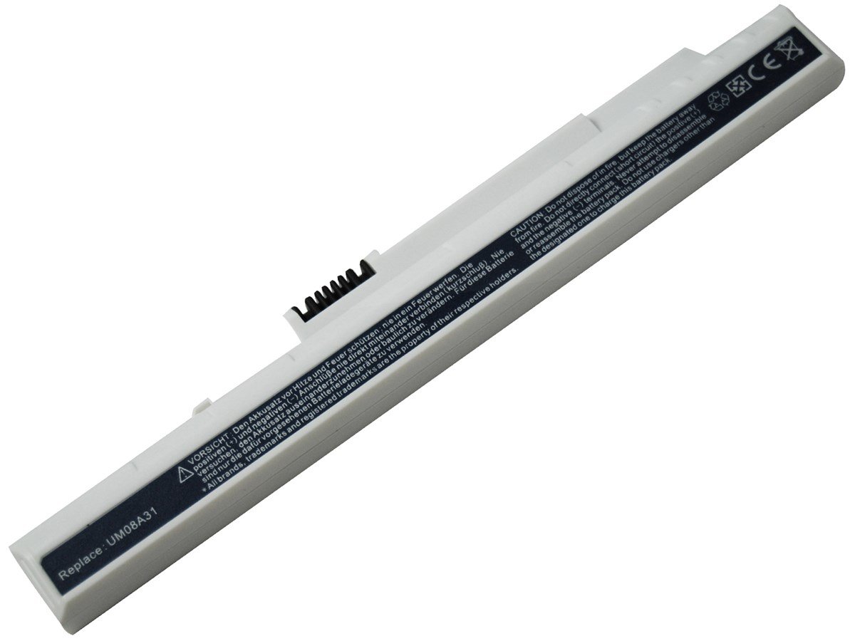 RETRO Acer Aspire One A110, A150, ZG5 Notebook Bataryas� - Beyaz - 3 Cell