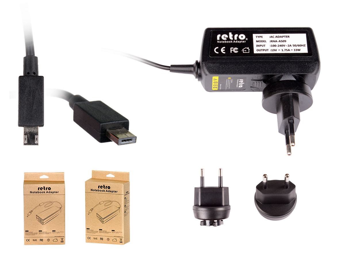 RETRO Asus Transformer Book 33W Notebook Adapt�r� RNA-AS09