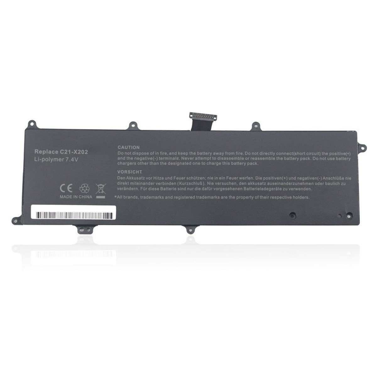 RETRO Asus VivoBook X201E, X202E, C21-X202 Notebook Bataryas�