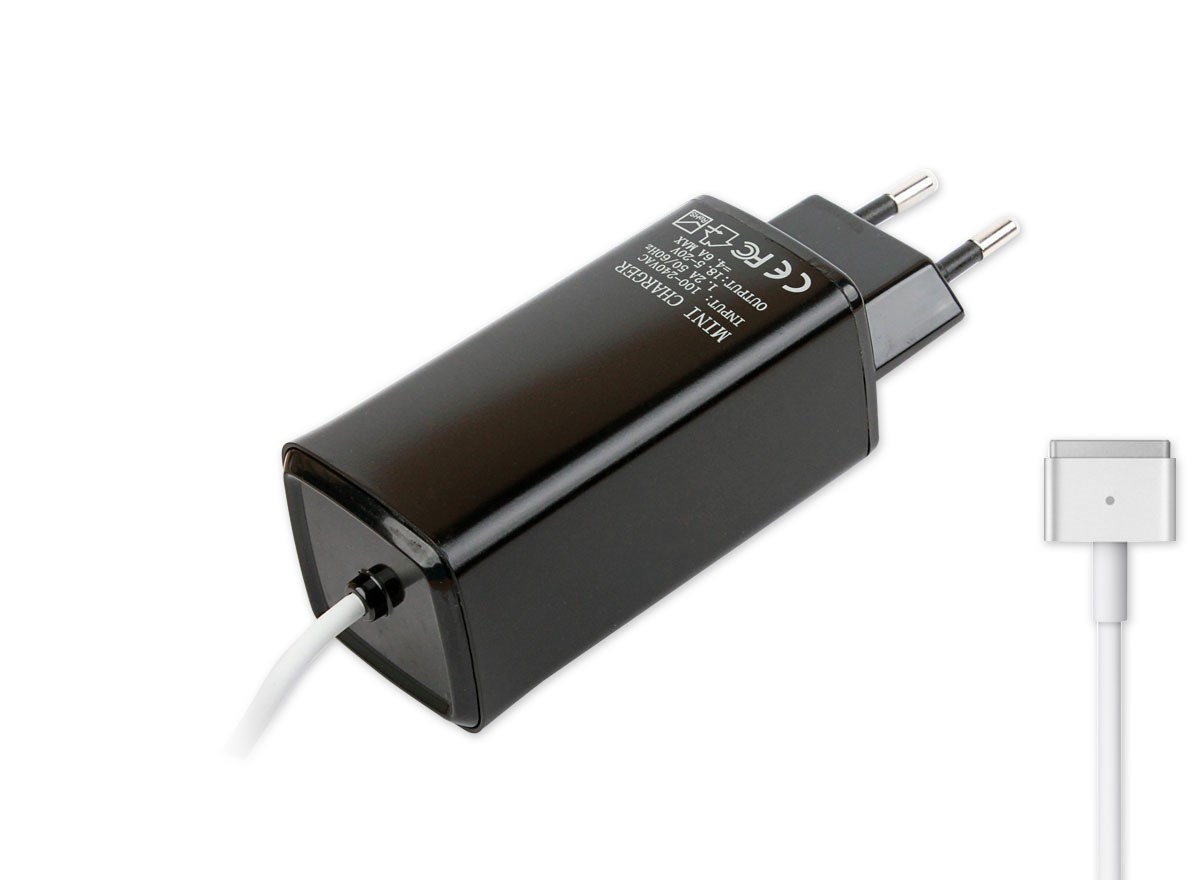 RETRO-Color, Apple MacBook 85W MagSafe 2 Mini Adapt�r - Siyah