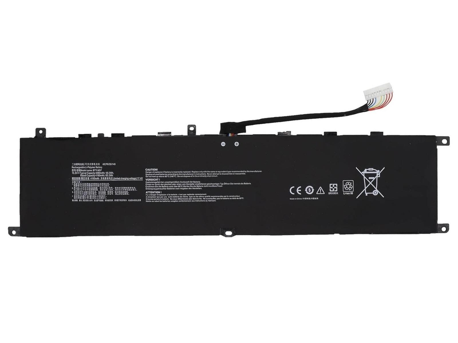 RETRO MSI BTY-M57 Notebook Bataryası