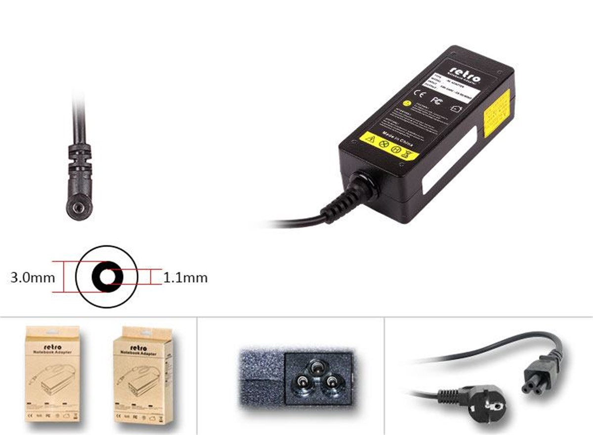 RETRO Samsung 40W Ultrabook Notebook Adapt�r� RNA-SG06