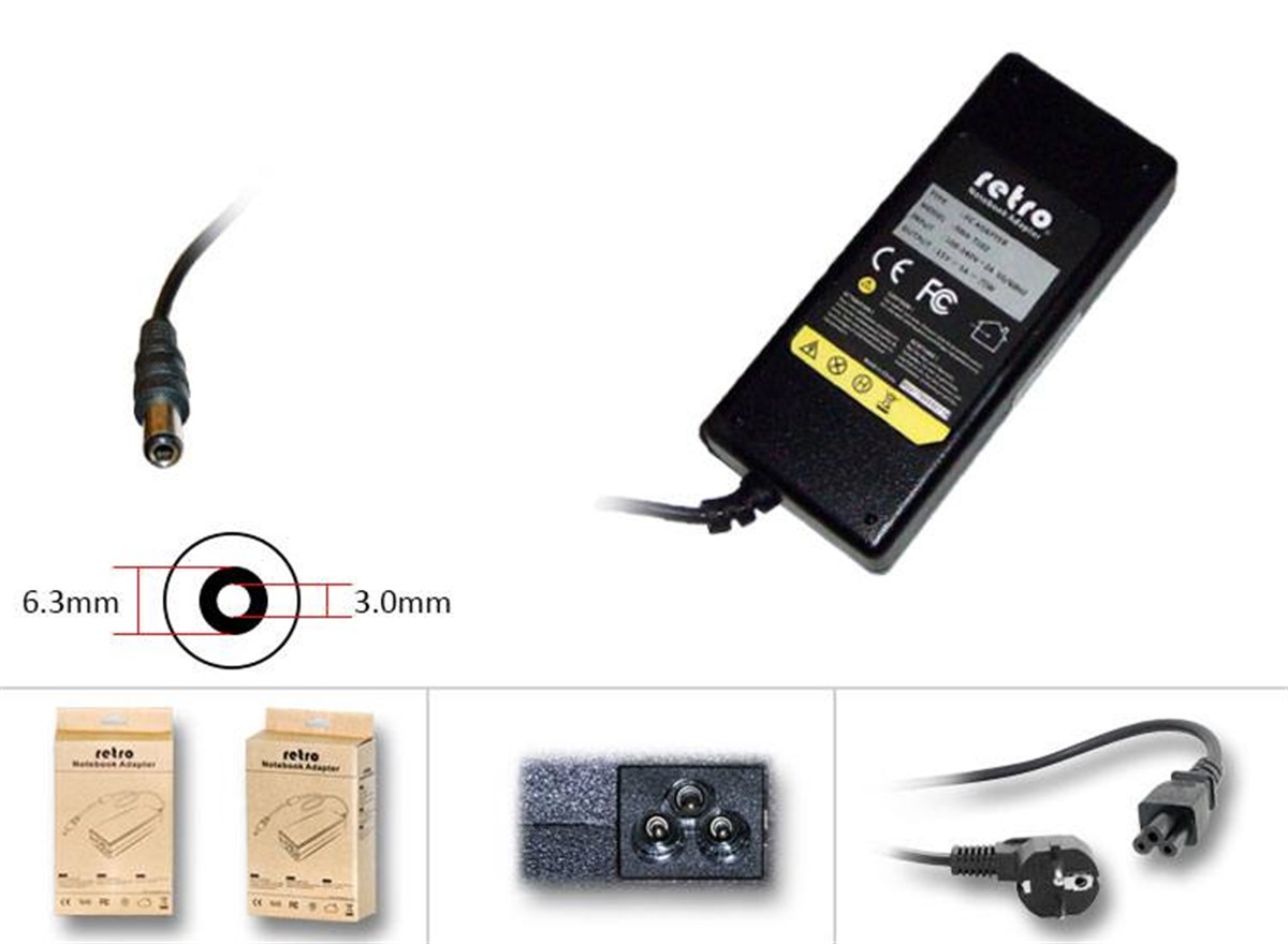 RETRO Toshiba Dynabook 15V 5A 75W PA3378E-3AC3 Notebook Adapt�r RNA-TS02