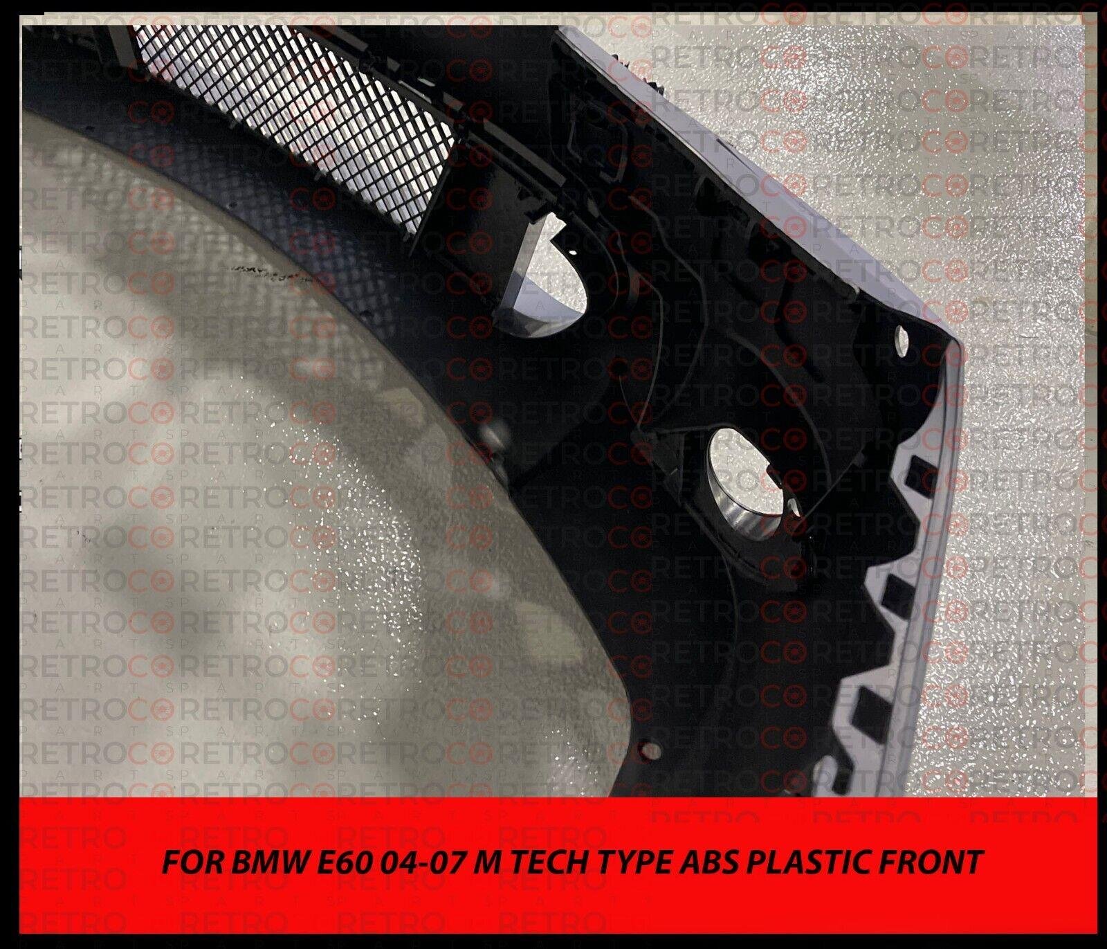 04-07 For BMW E60 M Tech FRONT BUMPER W CLEAR FOR 5 SERIES W 23MM PDC