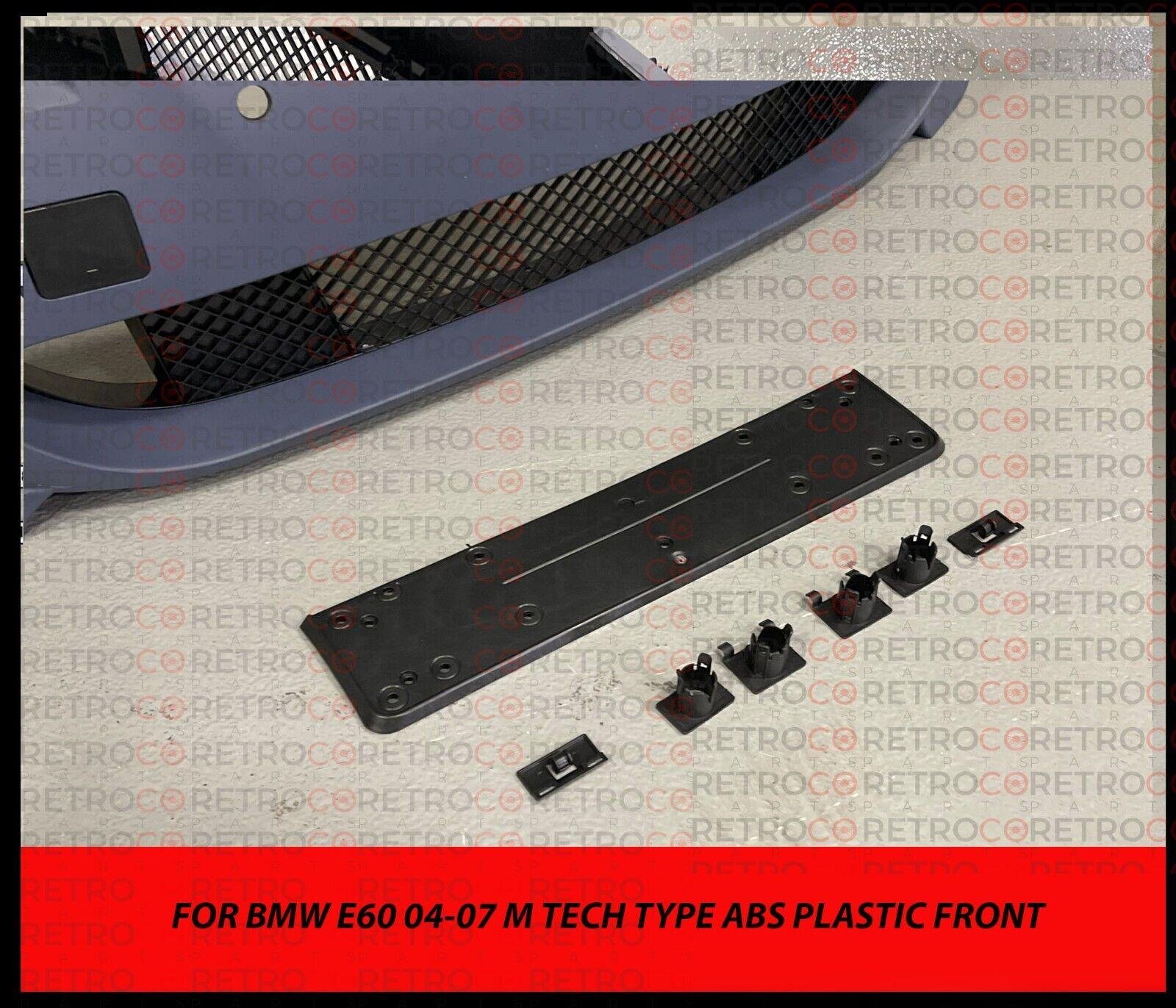 04-07 For BMW E60 M Tech FRONT BUMPER W CLEAR FOR 5 SERIES W 23MM PDC