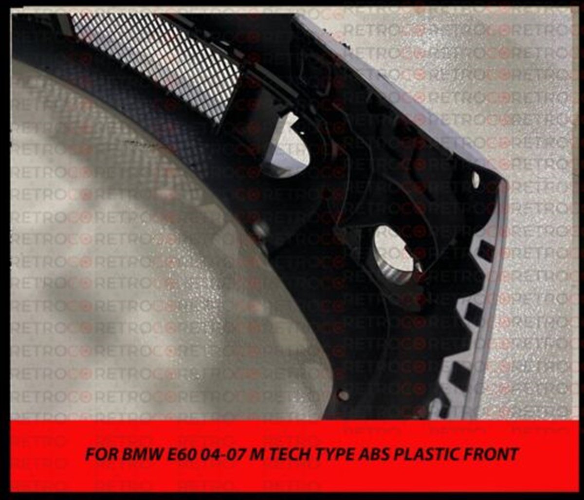 04-07 For BMW E60 M Tech FRONT BUMPER W CLEAR FOR 5 SERIES W 23MM PDC