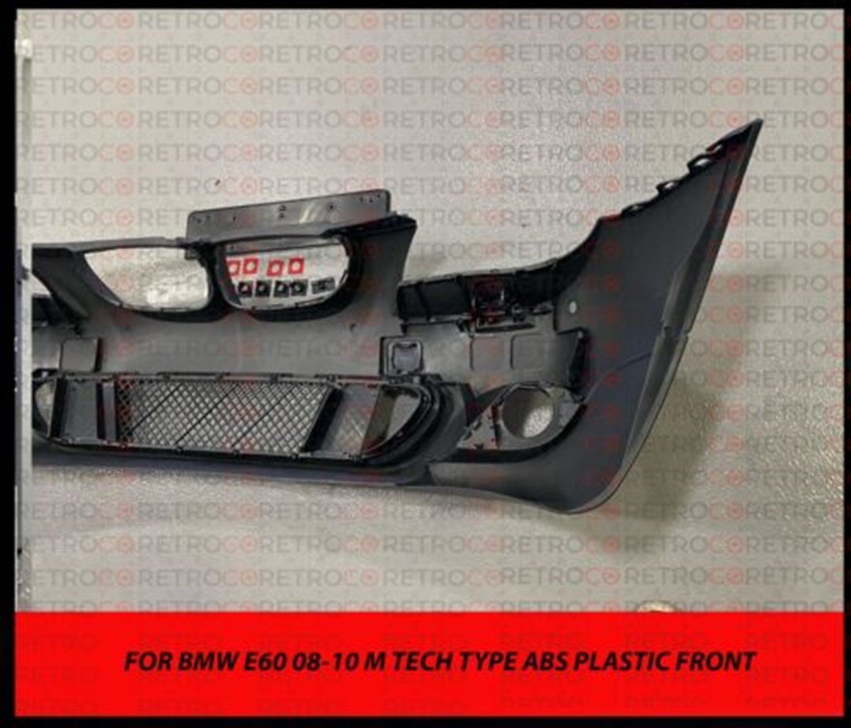 08-10 For BMW E60 M Tech FRONT BUMPER W/ CLEAR FOR 5 SERIES W/ 18MM PDC