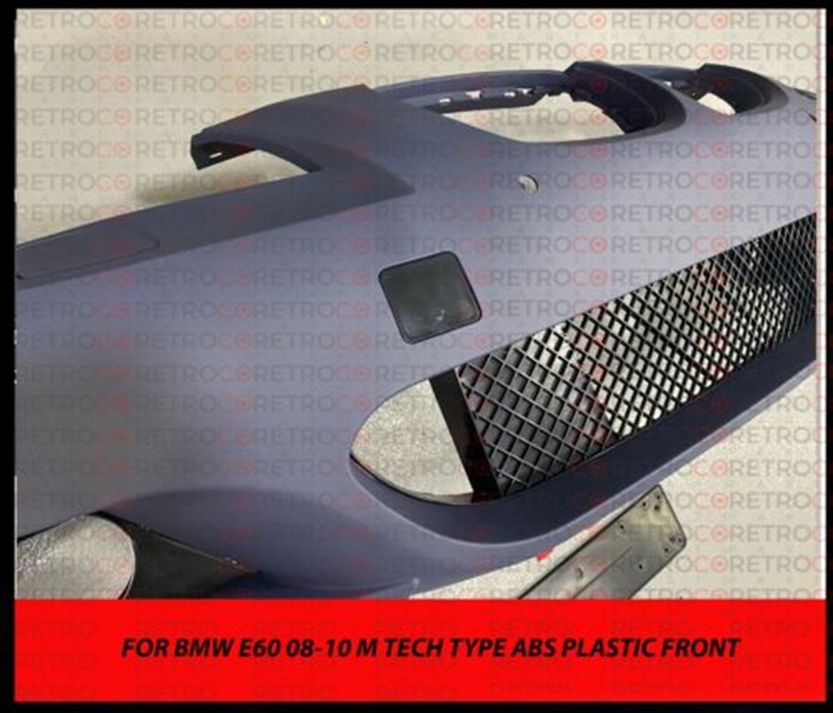 08-10 For BMW E60 M Tech FRONT BUMPER W/ CLEAR FOR 5 SERIES W/ 18MM PDC