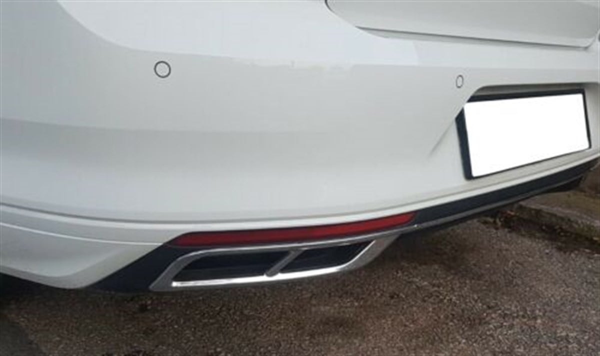 2019-20 For Volkswagen Passat B8 Facelift Chrome Exhaust Deflectors diffuser R Line