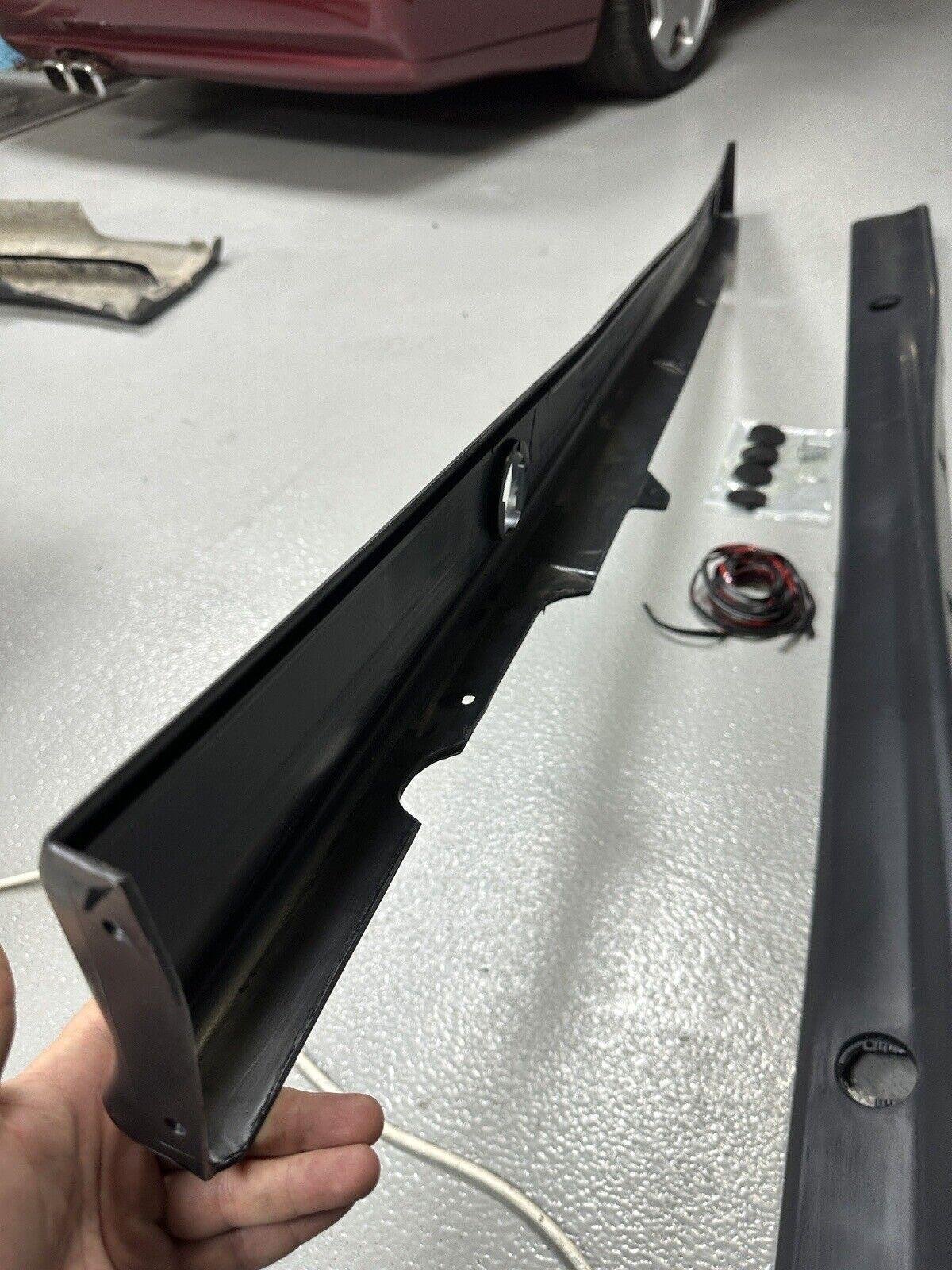 93-99 For bmw 3 Series E36 M3 Style side skirts 4 door side skirts Abs Plastic