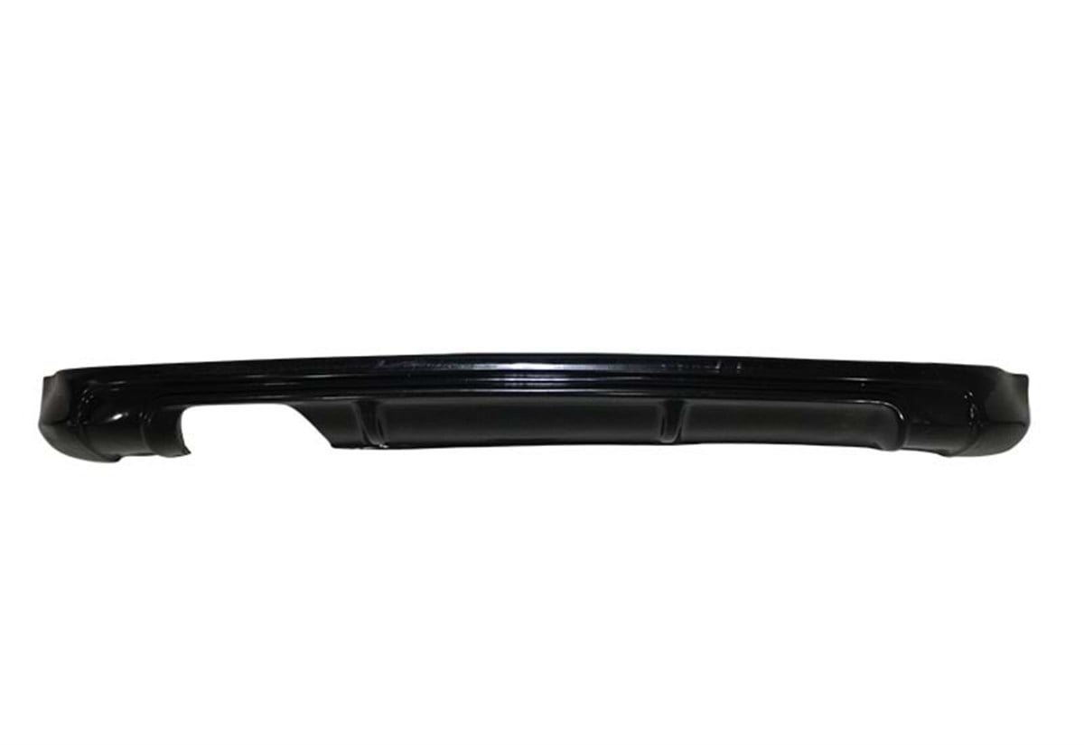 A3 8P S3 Style Rear Bumper Lip Left Dual Output Raw Surface Vacuum Plastic  2005-2008 (2 Door) A3 8P FL