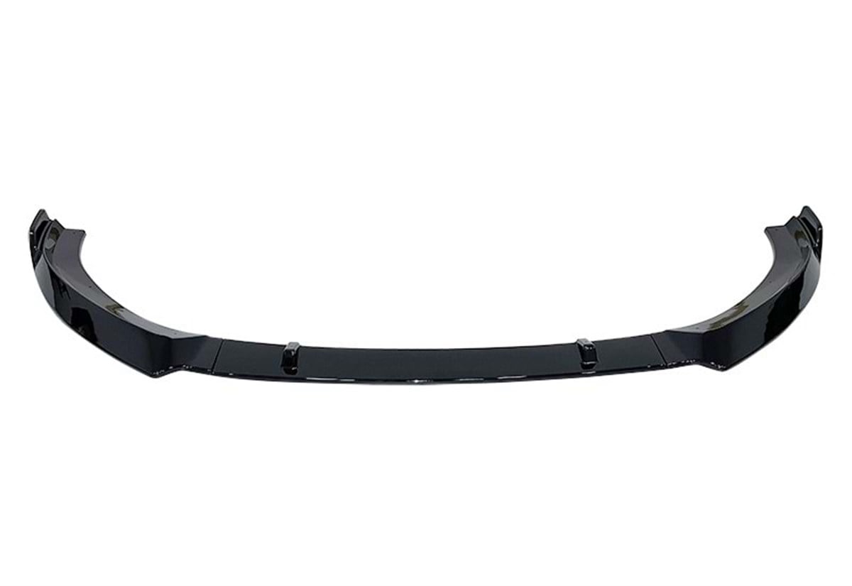 A3 8V 3 Pieces Front Lip V3 Piano Black Vacuum Plastic  2017-2019 2016 - 2020  A3 8V FL (Standart + S Line)