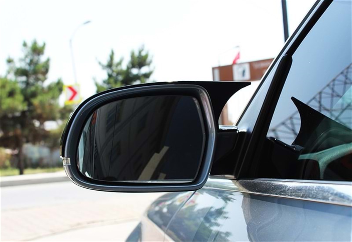 A4 B8 Batman Mirror Cover Piano Black  2009-2014