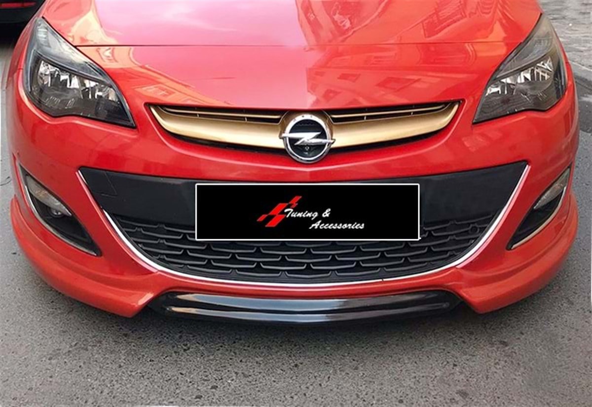 Astra J Rieger Model Front Lip Raw Surface Vacuum Plastic  2011-2020 2011 - 2012.2015 - . . . .  Astra J FL - HB, Sedan