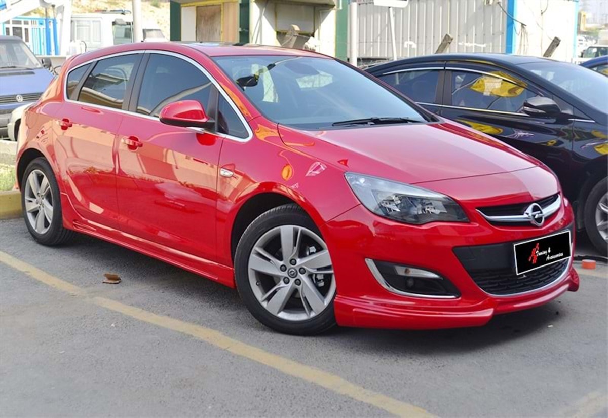 Astra J Rieger Model Front Lip Raw Surface Vacuum Plastic  2011-2020 2012-2020  J FL (HB - Sedan)