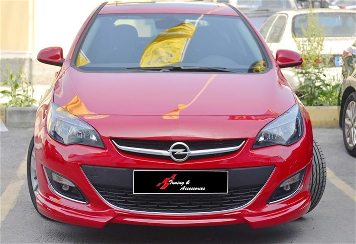 Astra J Rieger Model Front Lip Raw Surface Vacuum Plastic  2011-2020 2012-2020  J FL (HB - Sedan)