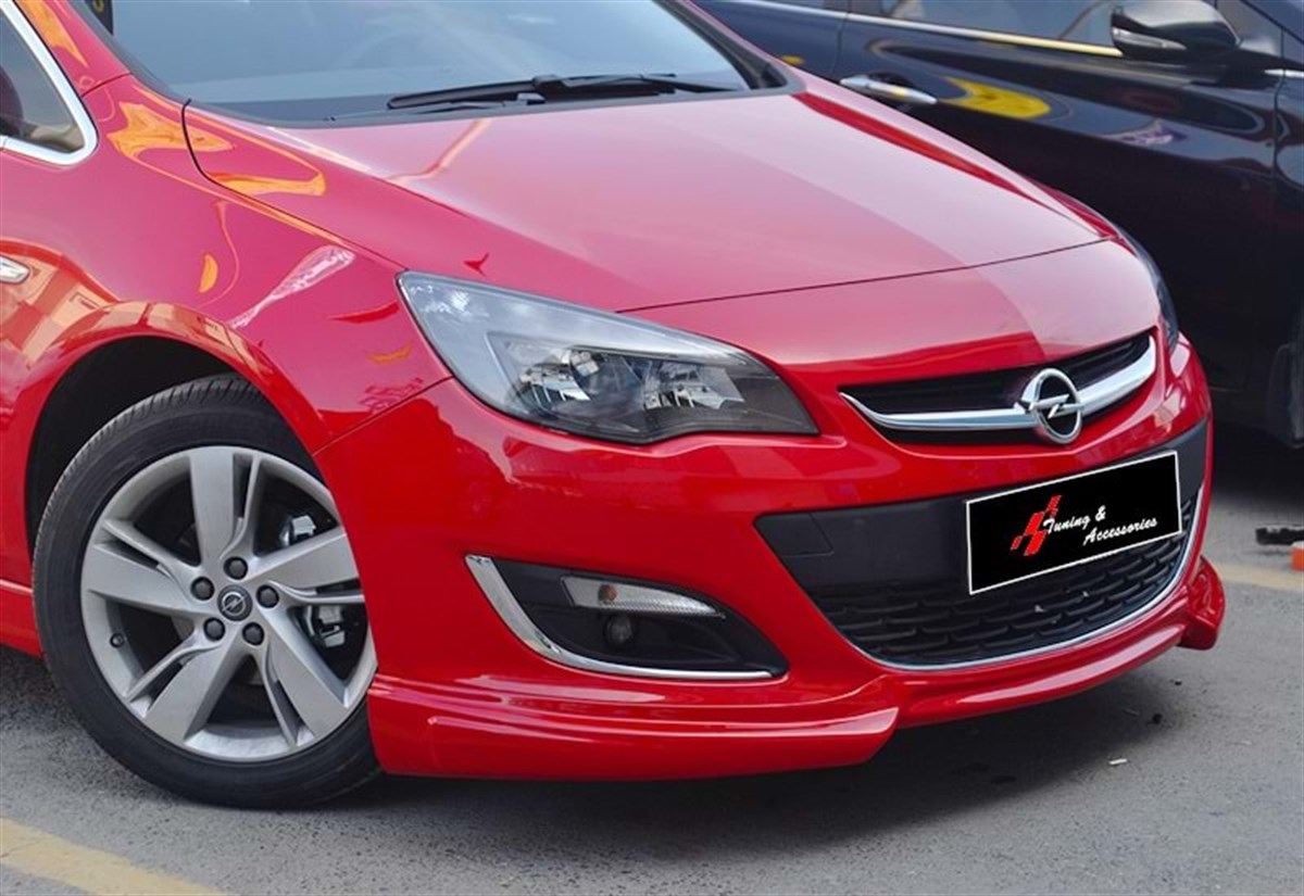 Astra J Rieger Model Front Lip Raw Surface Vacuum Plastic  2011-2020 2012-2020  J FL (HB - Sedan)