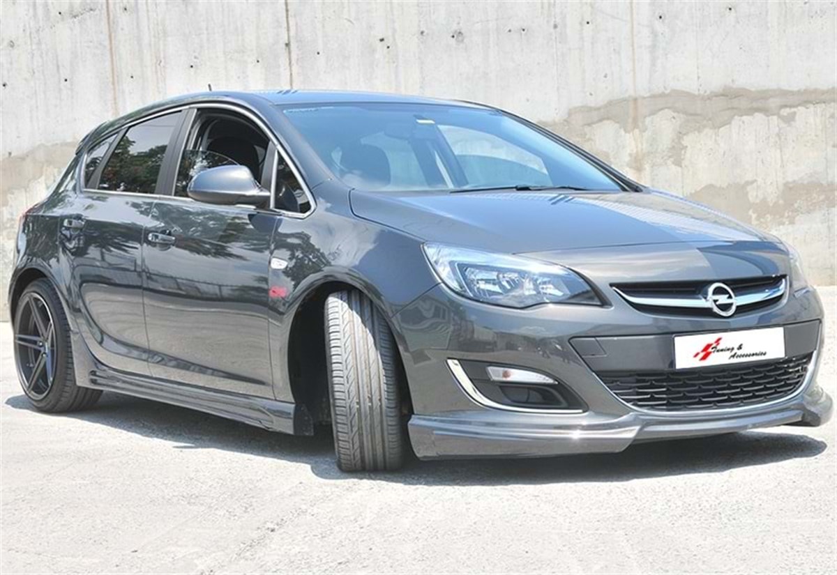 Astra J Sport Side Skirts Raw Surface Vacuum Plastic  2009-2020