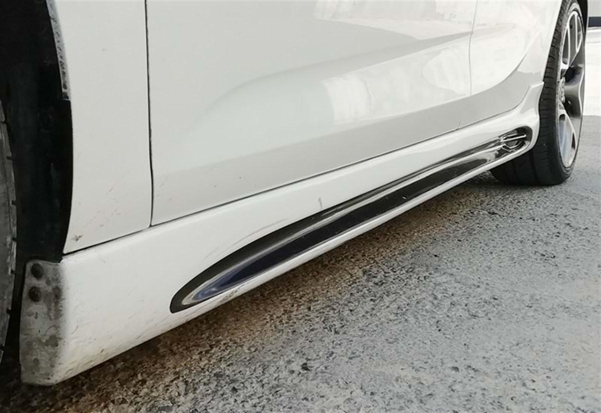 Astra K Sport Side Skirts Raw Surface Vacuum Plastic  2015-2021 (V2) 2015.2019 - 2019 . ....  Astra K, K FL