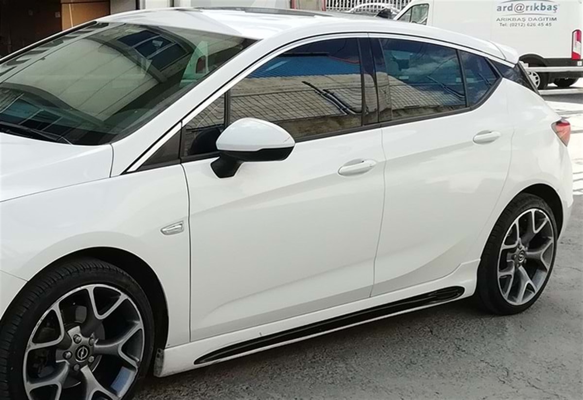 Astra K Sport Side Skirts Raw Surface Vacuum Plastic  2015-2021 (V2) 2015.2019 - 2019 . ....  Astra K, K FL