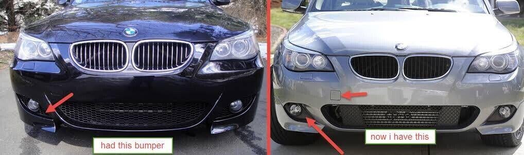 BMW E60 E61 5 Series M Front Bumper Lip Spoiler Mtech Style Fits 04-10
