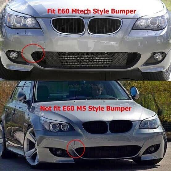 BMW E60 E61 5 Series M Front Bumper Lip Spoiler Mtech Style Fits 04-10