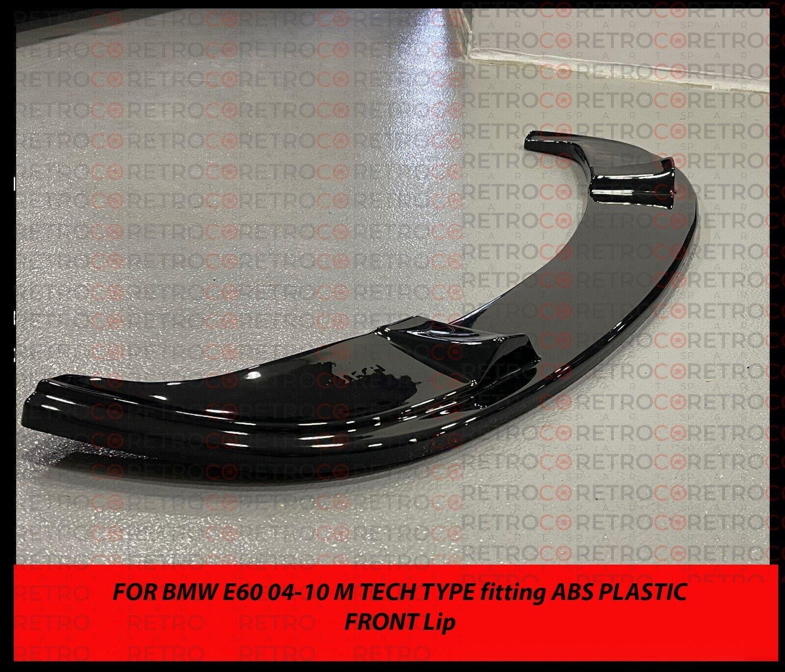 BMW E60 E61 5 Series M Front Bumper Lip Spoiler Mtech Fits 04-10 Only Mtech Fit 