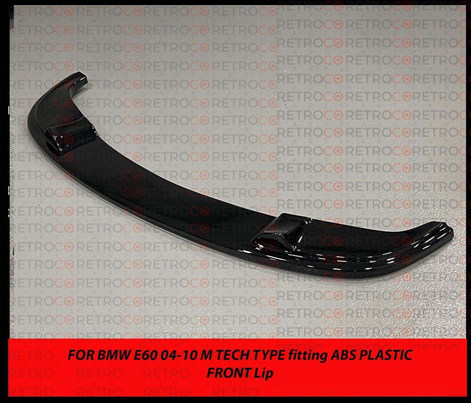 BMW E60 E61 5 Series M Front Bumper Lip Spoiler Mtech Fits 04-10 Only Mtech Fit 