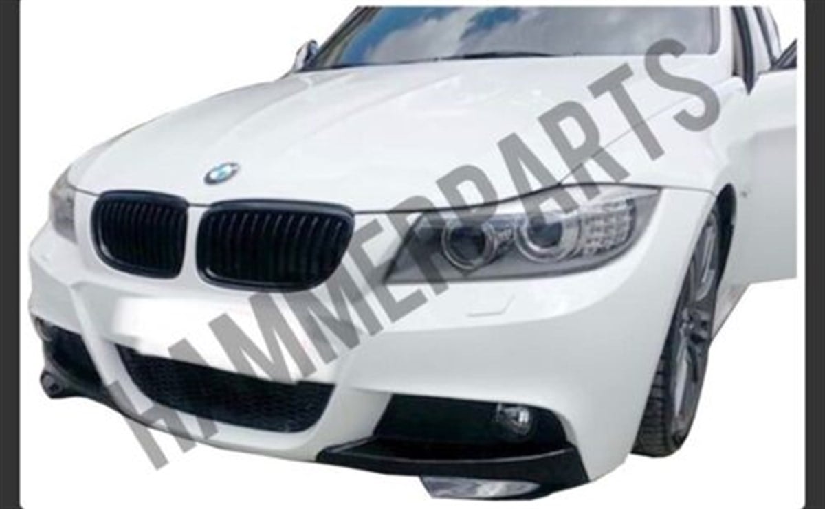 BMW E90 2008 2011 Facelift Bumper Front Flap Set M Technic St Gloss Black