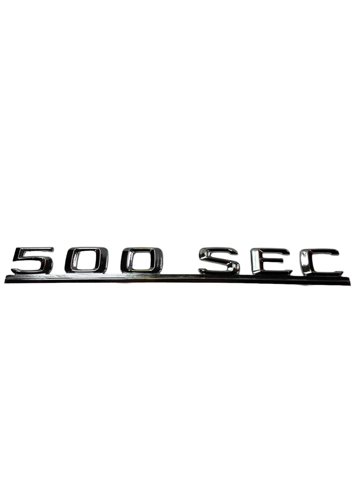 C126 for Mercedes Trunk 500sec 500 Sec Emblem Chrome