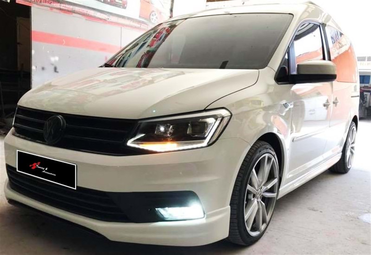 Caddy FL1 - FL2 Sport Side Skirts Raw Surface Vacuum Plastic  2010-2020 2010.2015 - 2020  Mk3 FL1-FL2