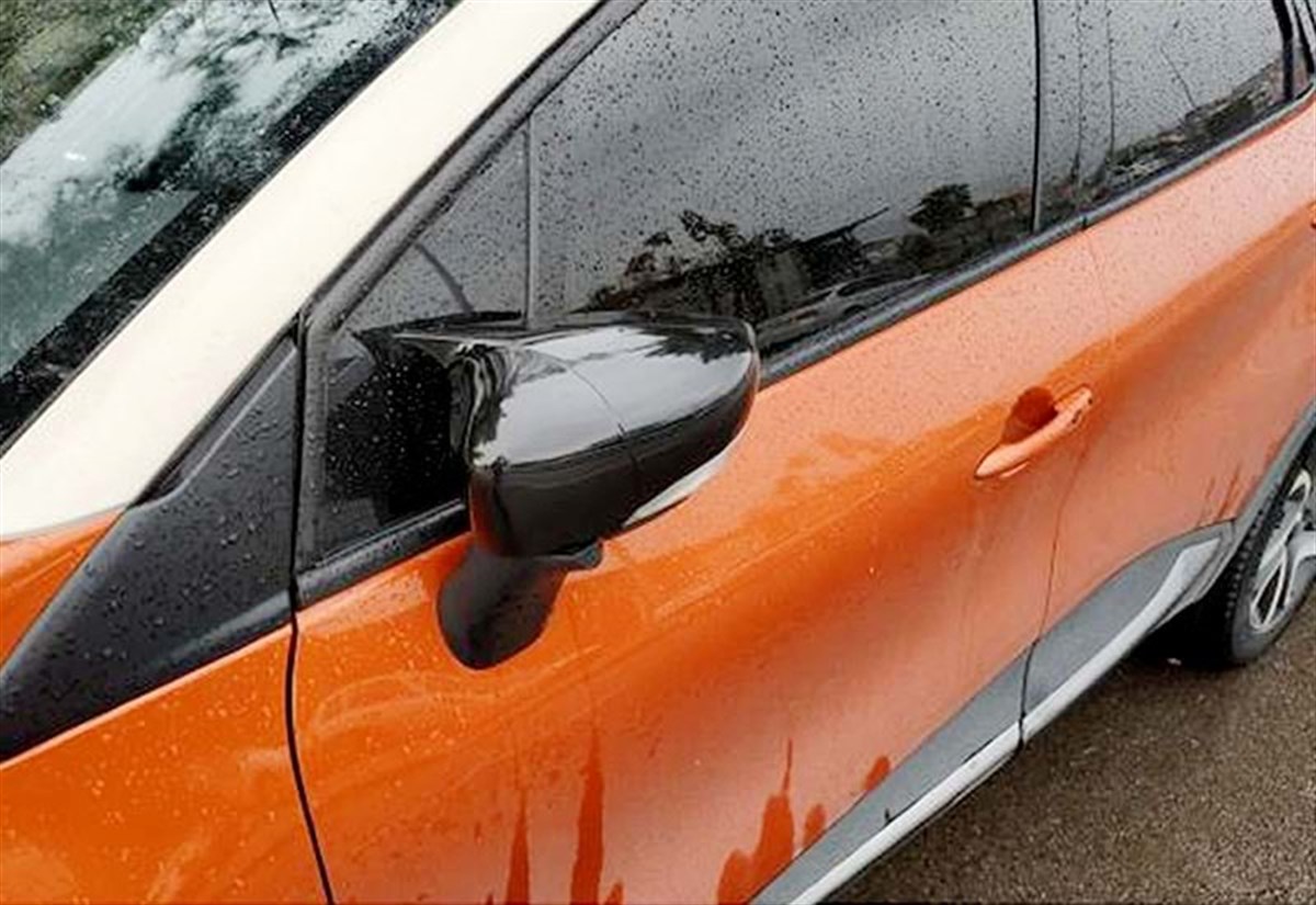 Captur Batman Mirror Cover Piano Black  2013-2019 Capture 2013-2019