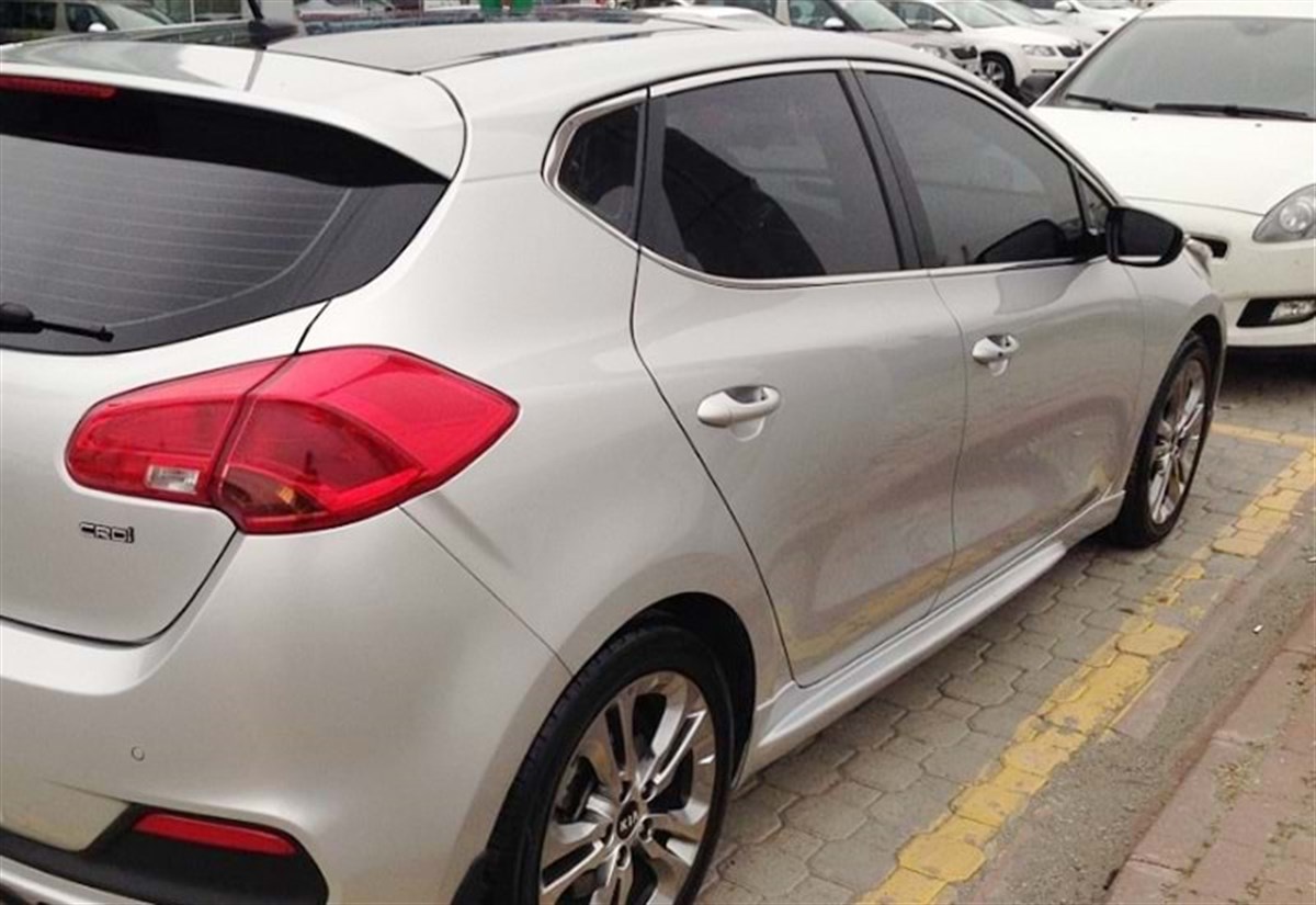 Ceed - Pro Ceed Twin Side Skirts Raw Surface Vacuum Plastic  2012-2015 JD