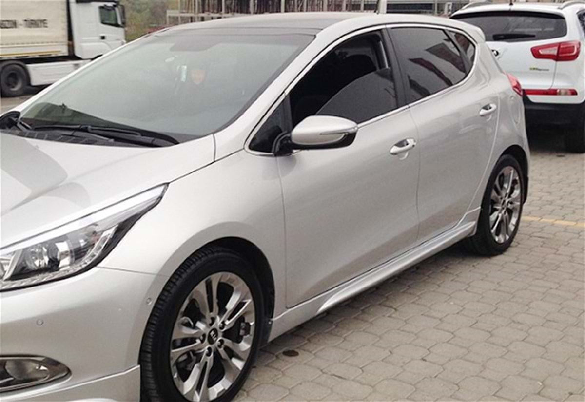Ceed - Pro Ceed Twin Side Skirts Raw Surface Vacuum Plastic  2012-2015 JD