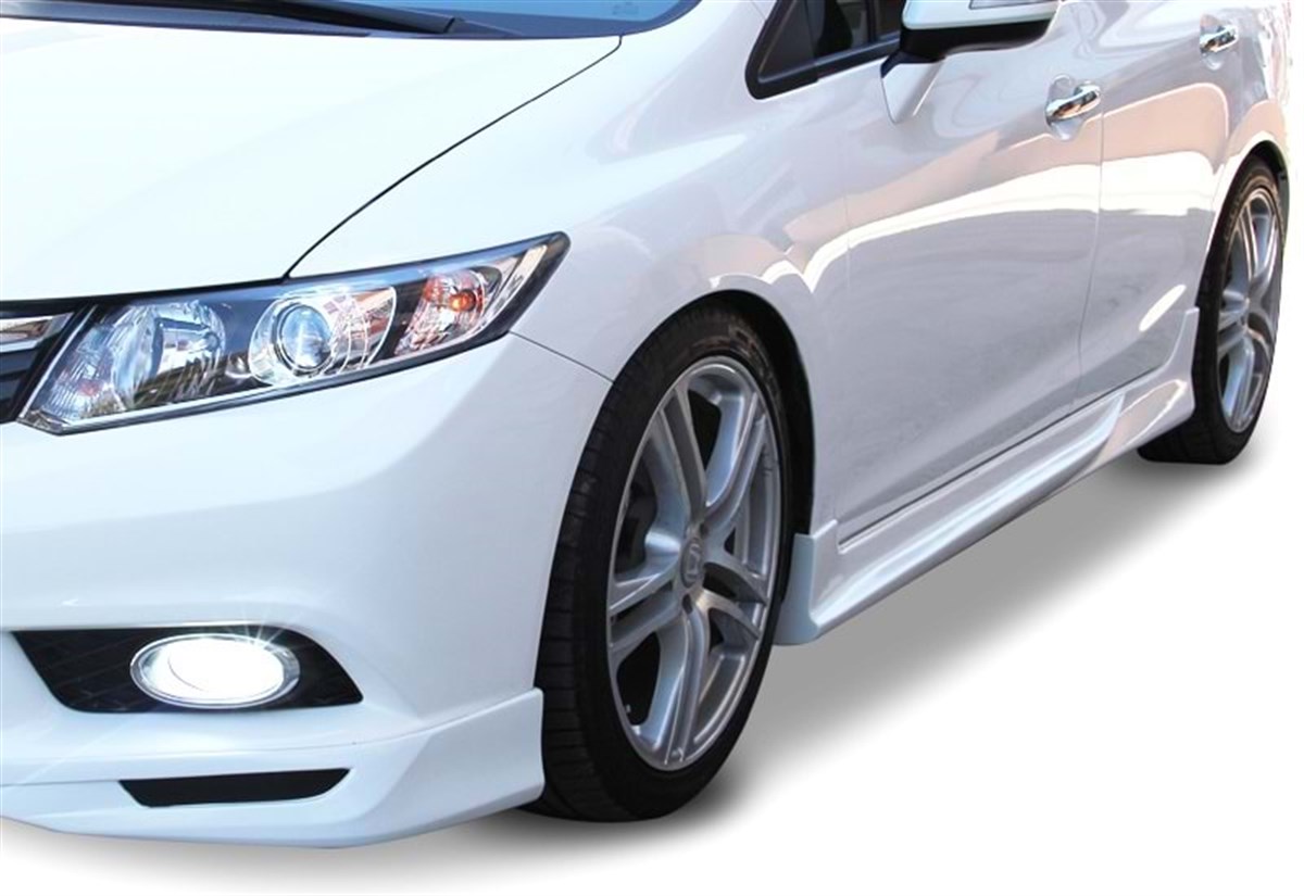 Civic FB7 Custom Side Skirts Raw Surface Vacuum Plastic  2012-2016 FB7 - FB7 FL