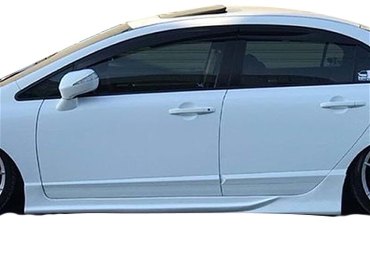 Civic FD6 Custom Side Skirts Raw Surface Vacuum Plastic  2006-2011 FD6 - FD6 FL