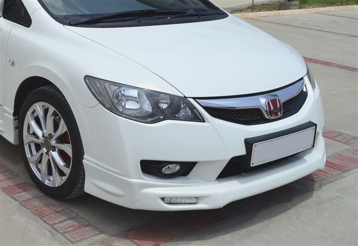Civic FD6 FL Mugen Model Front Lip Raw Surface Vacuum Plastic  2009-2011 FD6 FL