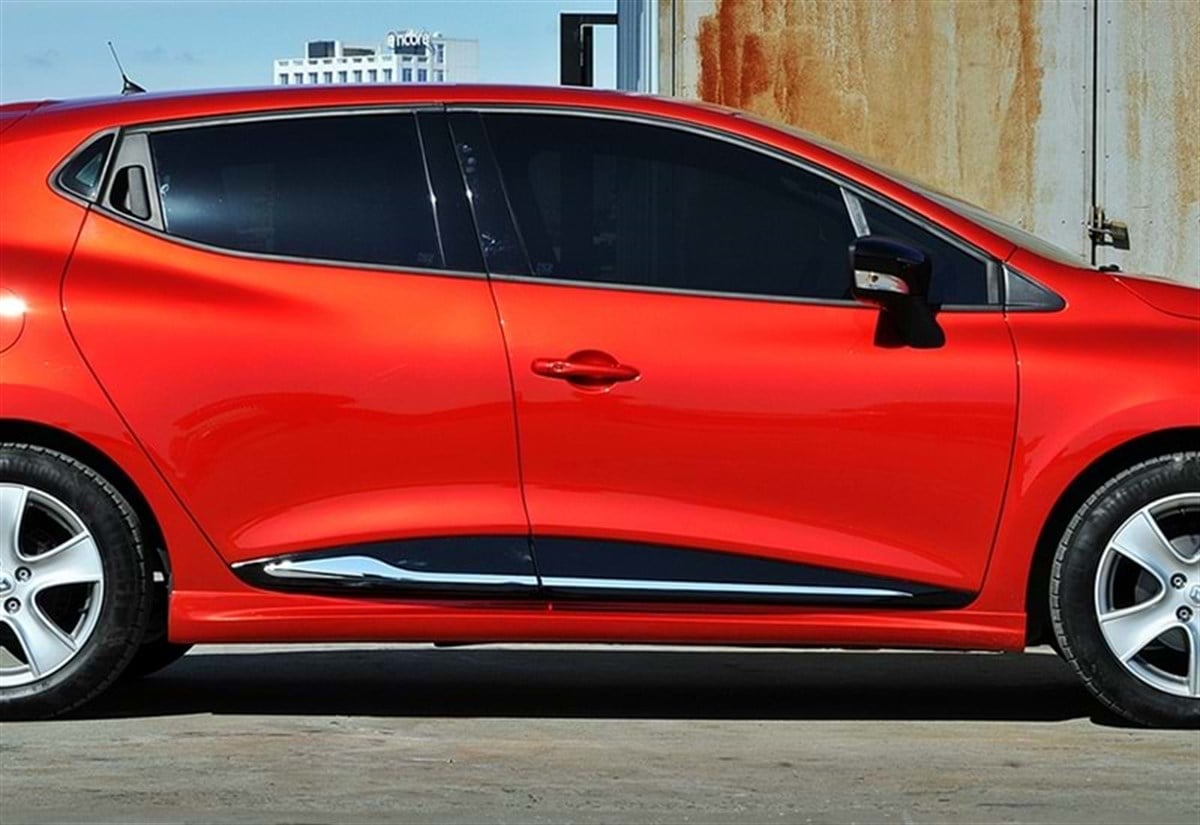 Clio 4 Sport Side Skirts Raw Surface Vacuum Plastic  2012-2019 4 4FL