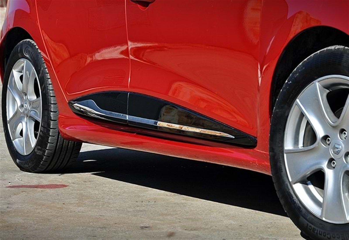 Clio 4 Sport Side Skirts Raw Surface Vacuum Plastic  2012-2019 4 4FL
