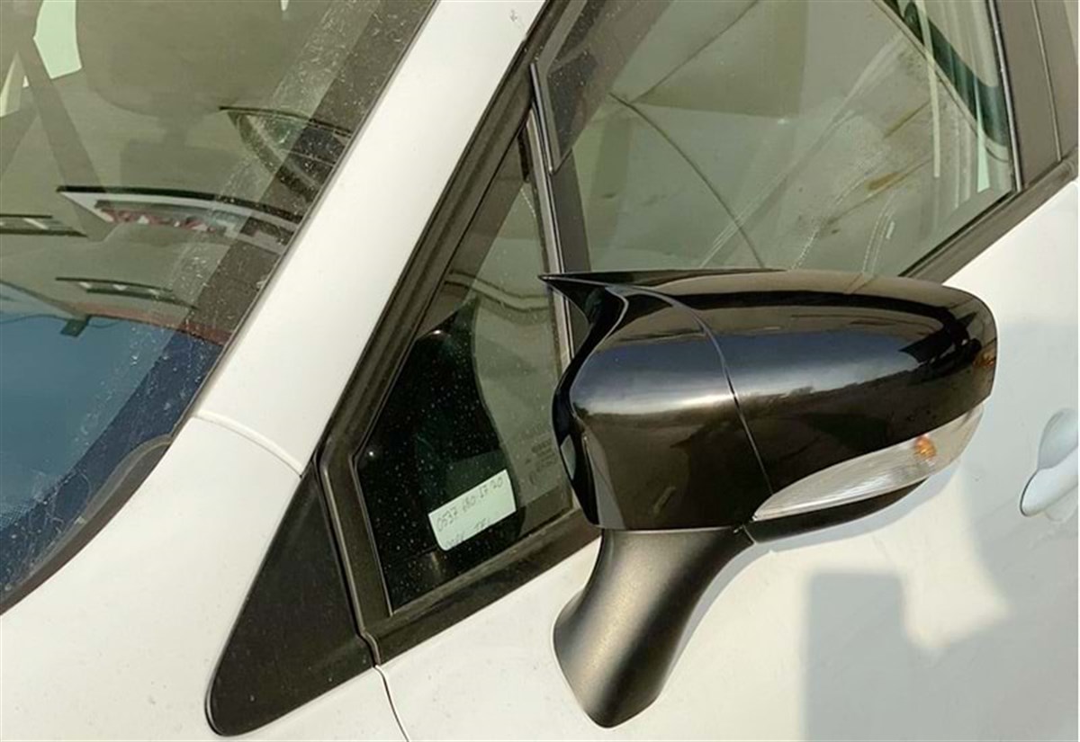 Clio Mk4 Batman Mirror Cover Piano Black  2012-2019 4-4 FL