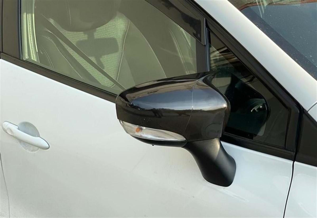 Clio Mk4 Batman Mirror Cover Piano Black  2012-2019 4-4 FL