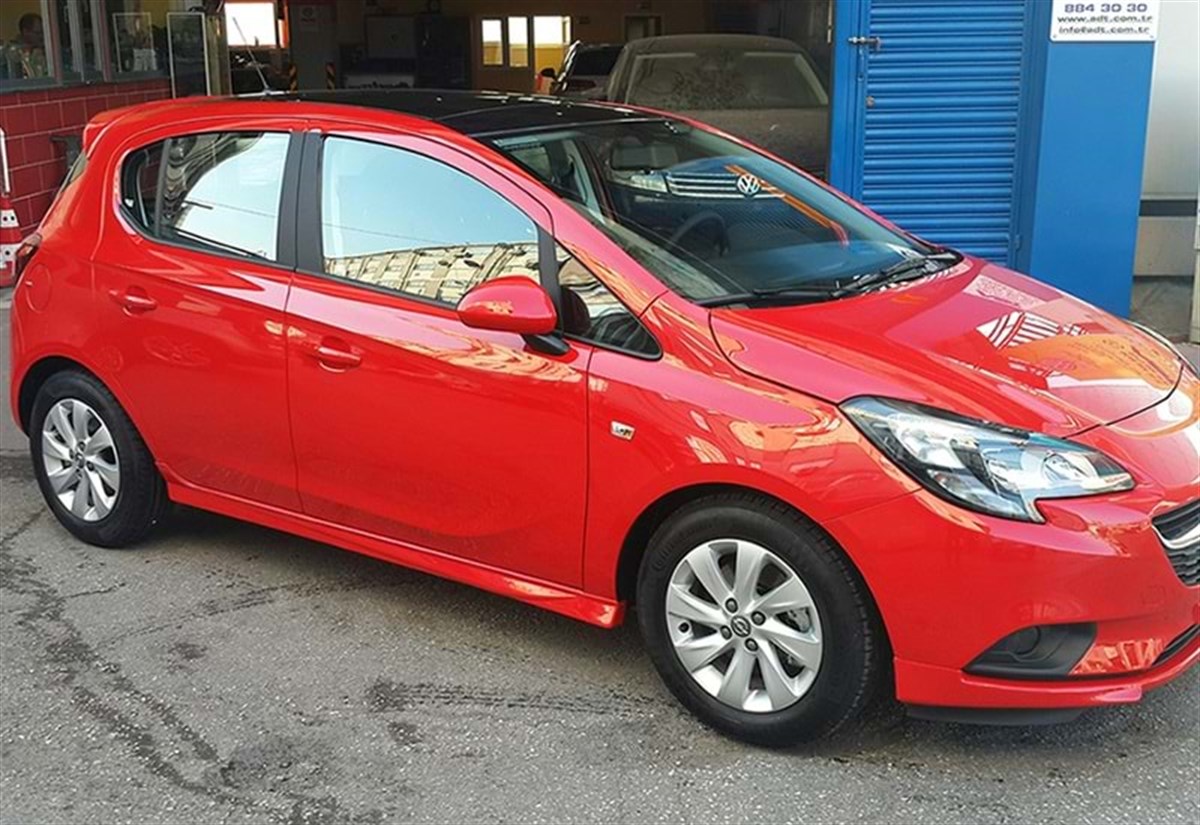 Corsa E Sport Side Skirts Raw Surface Vacuum Plastic  2014-2019 E