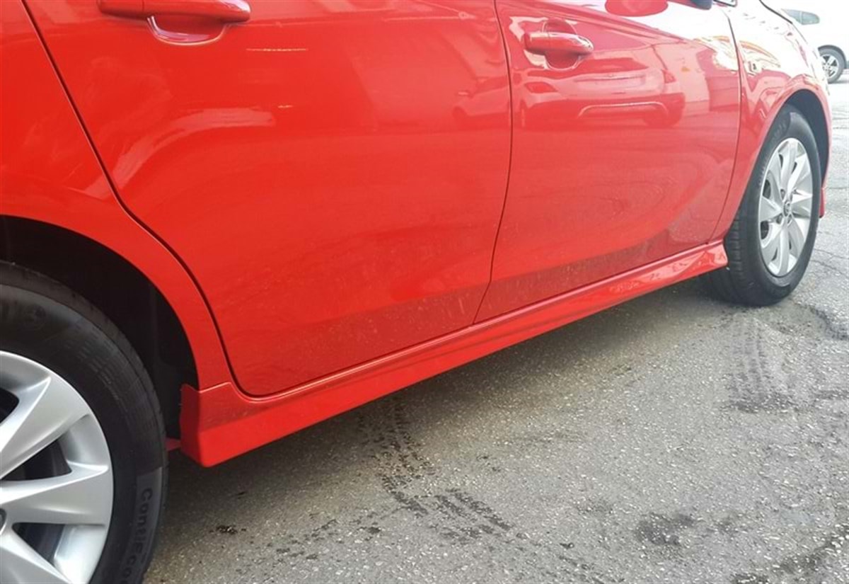 Corsa E Sport Side Skirts Raw Surface Vacuum Plastic  2014-2019 E