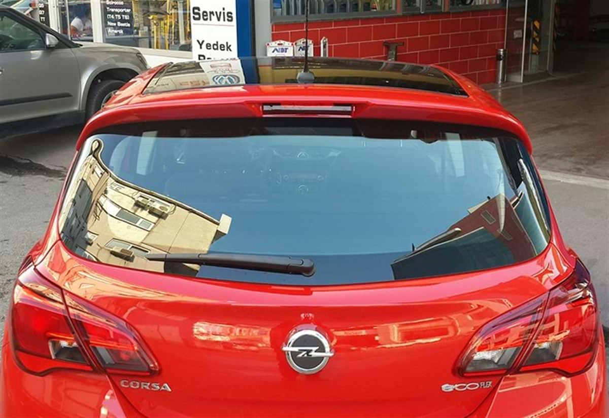 Corsa E Sport Spoiler Raw Surface Vacuum Plastic  2014-2019