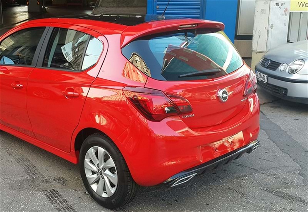 Corsa E Sport Spoiler Raw Surface Vacuum Plastic  2014-2019