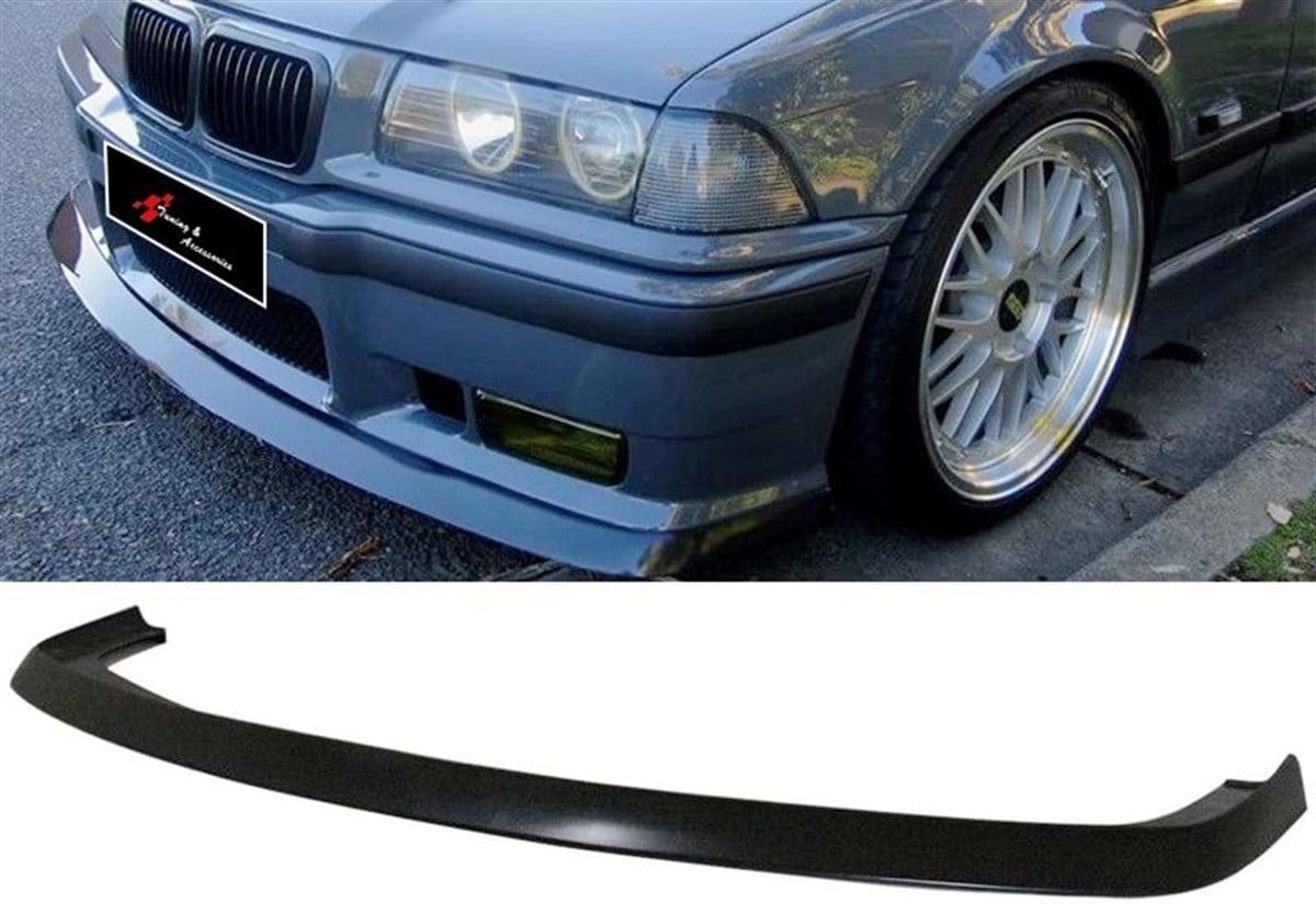 E36 M3 Front Lip Piano Black Vacuum Plastic  1990-2000 1990-2000  E36 - E36 LCI