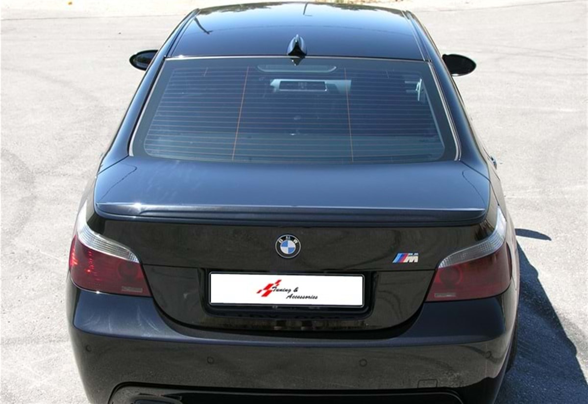E60 M Sport  M Technic Rear Trunk Spoiler Raw Surface ABS  2003-2010 2003-2010  E60-E60 LCI